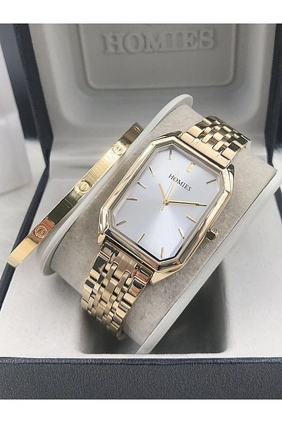 Homies Women's Watch New Season with Steel Bracelet Gift Hmse- 202062222