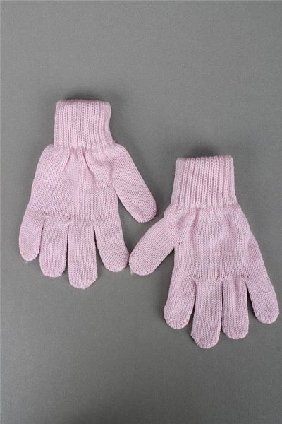 cappello 6-10 Years Old Children's Gloves - Light Pink Knitwear Winter Gloves 25Marluxeldvn