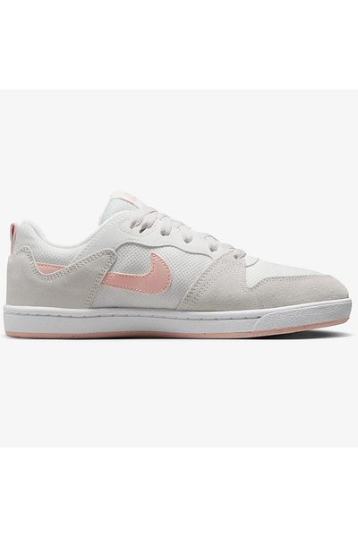Nike Sb Alleyoop Womens Leather Sneaker White Genuine Leather Casual Sneakers White