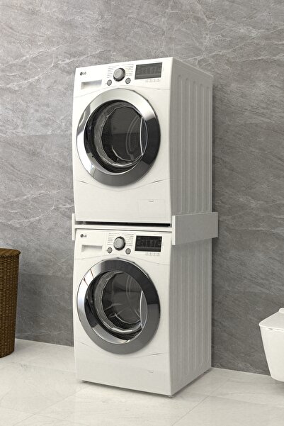 Remaks Solvo Banyo Dolabı Çamaşır Ve Kurutma Makinesi Dolabı Beyaz
