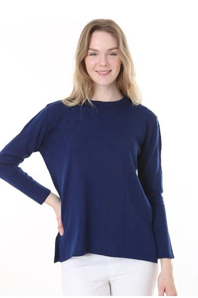 Fresh&Moda Women's Thin Knitwear Casual Seasonal Sweater