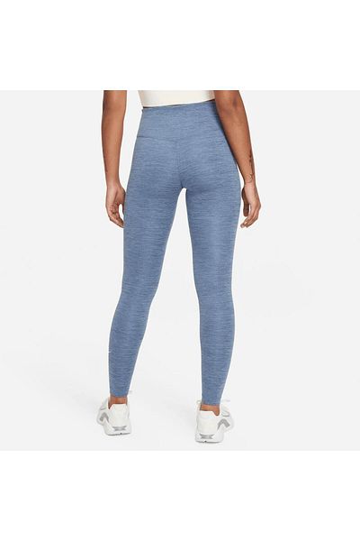 Nike Leggings Blue Dri Fit - Leggings de antrenament de performanță cu buzunar interior de ridicare