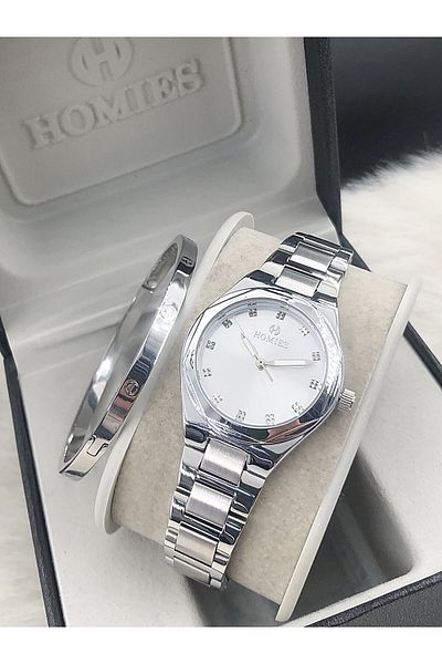 Homies Women's Watch New Season with Steel Bracelet Gift Hmse- 202062218