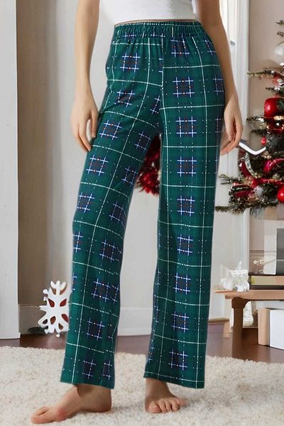 CNG MODA Plus Size Plaid Bottom