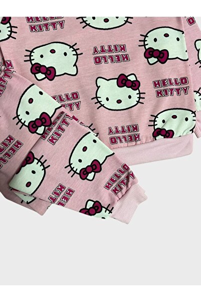 ALİŞ KİDS Σετ χειμερινής πιτζάμα με μακρυμάνικο ροζ σχέδιο Hello Kitty για κορίτσια