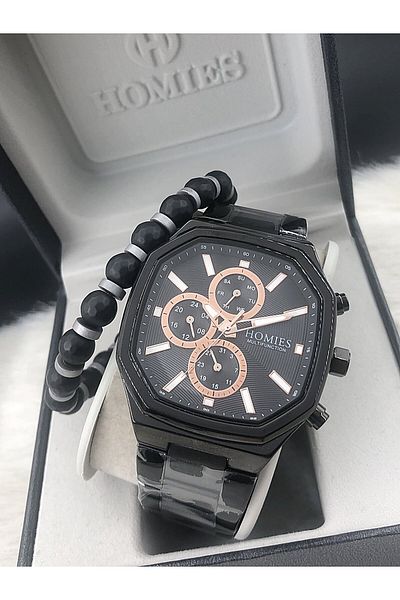 Homies Homi̇es Men's Wrist Watch Natural Stone Bracelet Gift Hmys- 202412254