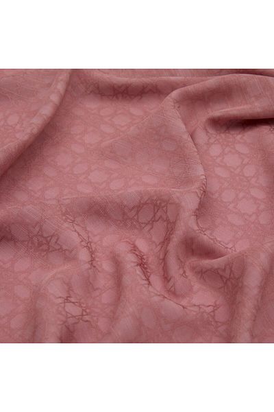 ipekevi Φουλάρι Four Seasons Rose Pink Monogram