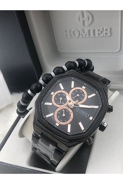 Homies Homi̇es Men's Wrist Watch Natural Stone Bracelet Gift Hmys- 202412254