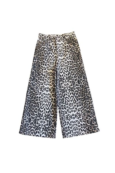 Little Star Girl's Leopard Print Jeans