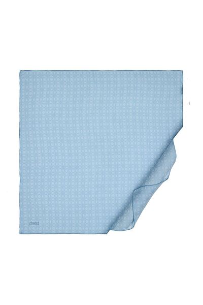 ipekevi Φουλάρι Four Seasons Baby Blue Monogram