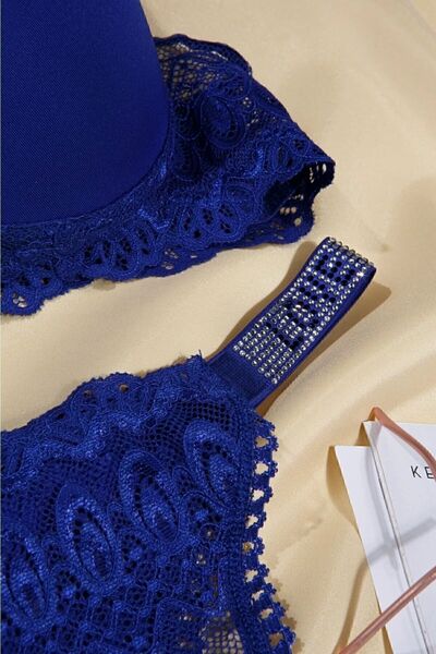 m mlinda Γυναικείο Σετ σουτιέν με επένδυση από Micro Fabric Stoned Strap