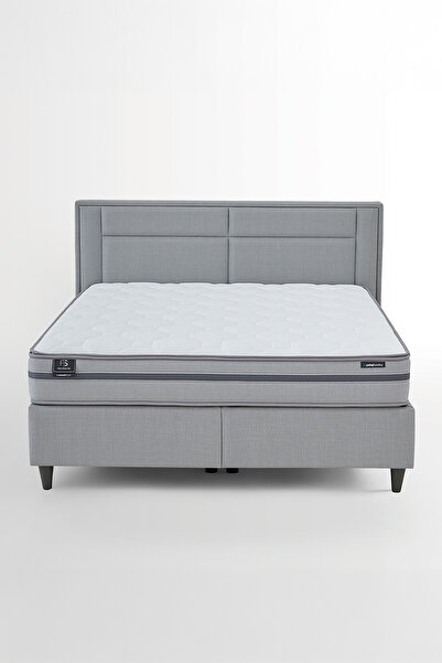 Yataş Fresh Sense Pro Yatak, Baza, Başlık 3'lü Set - Gri