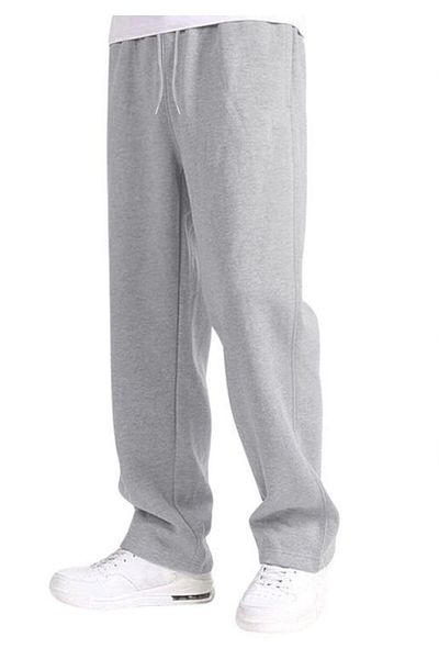 THE WHITE Gray Seasonal Men's Straight Leg Sweatpants