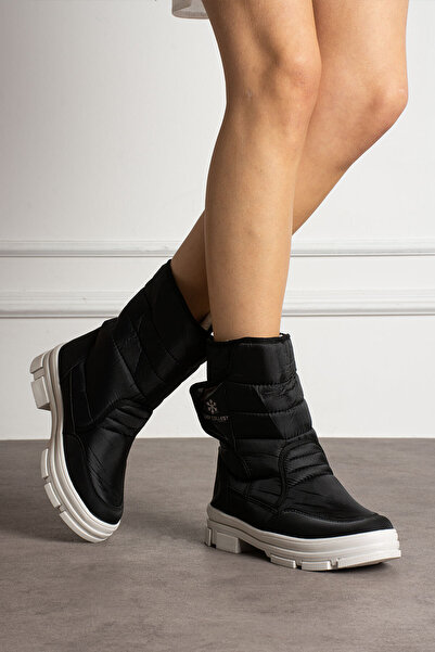 HKM shoes New Season Comfortable Fiber Inside Thermo Sole Wedge Heel Women's Lightweight Daily Snow Boots