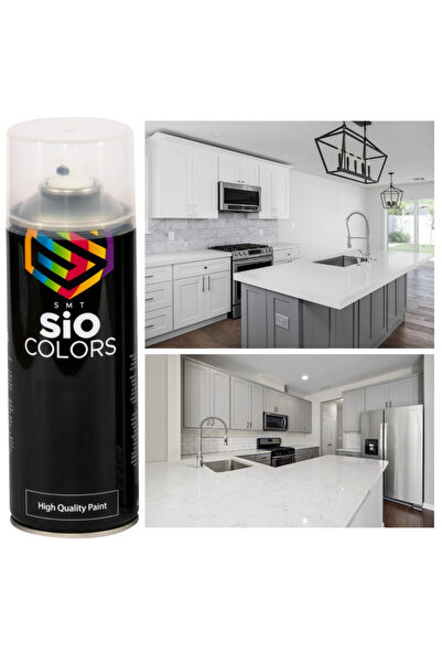 sıocolors MUTFAK-BANYO-FAYANS TEZGAHI VERNİKLİ SPREY BOYA SIVIYA DAYANIKLI ÖZEL YAPIM 400 ML