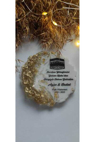 Stories BİRGÜLCE Hac Kabe Umre Hediyelik 10 Adet Epoksi Magnet Özel Tasarım