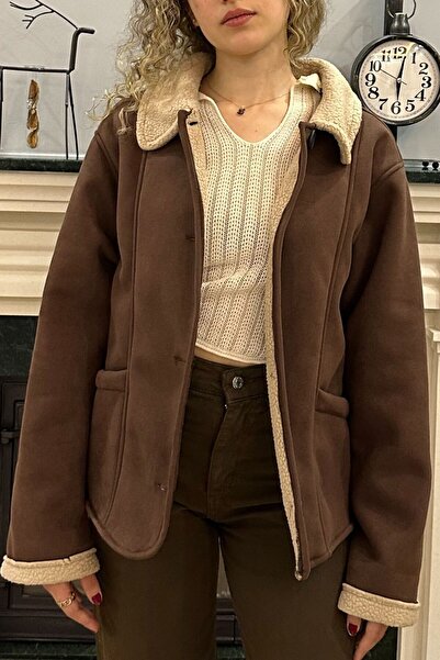 SeHlen Butik Taba Nubuk, İçi Teddy Marka Mont