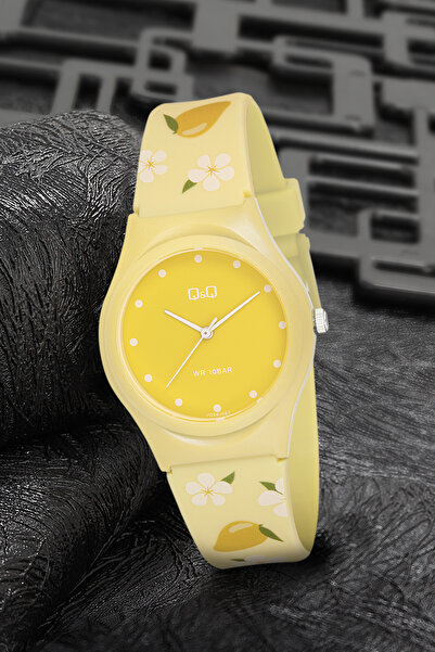 Q&Q Unisex Waterproof Plastic Cord Wrist Watch