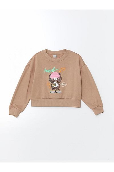 LC Waikiki Isiklet Collar Girl's Thick Sweatshirt