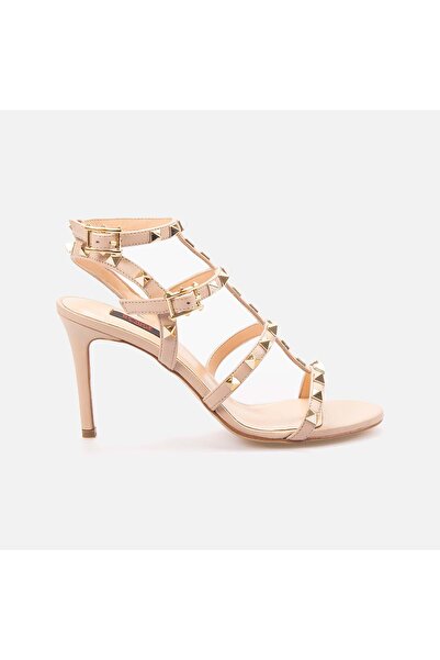 Rouge Kadın Hakiki Deri Eva Taban Ten Gece & Abiye Ayakkabı