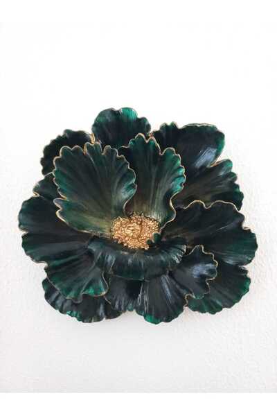 DARK GREEN WALL DÉCOR-20X18CM