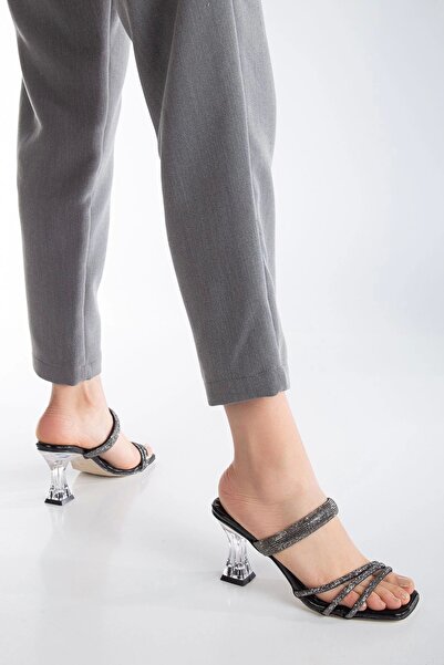 GULT SHOES Papuci De Vară De Damă Toc Transparent