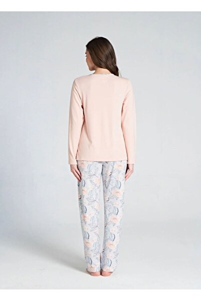 İpek Women's Long Sleeve Plus Size Pajama Set