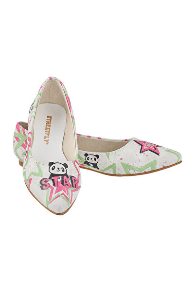 Streetfly Жіночі балетки з принтом у вигляді милого панди