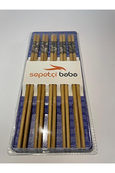 BYBKURUMSAL TvA 20 Pcs Bamboo Chopstick - 10 Pair Patterns, Washable Chinese Chopsticks, Sushi Ramen Noodle Chopsticks
