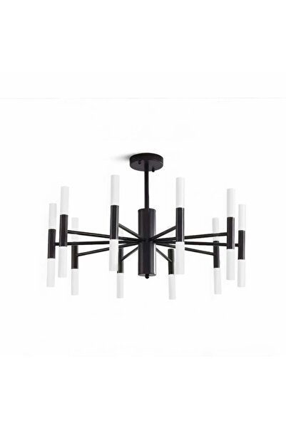 NZL Lighting Ledli Plafonyer Modern Aydınlatma Siyah Sarkıt Ledli Salon Avize ve  Yatak Odası Avize
