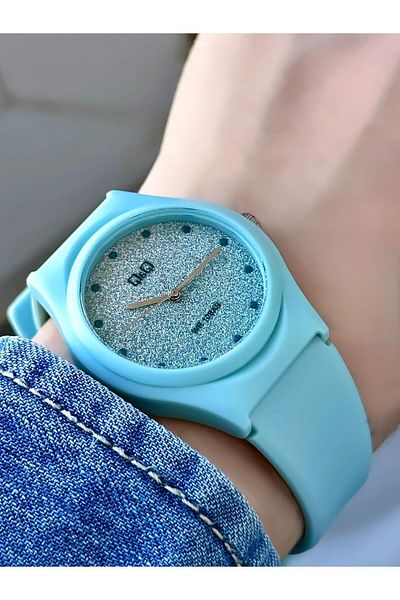 Q&Q Women's Waterproof Plastic Cord Wristwatch
