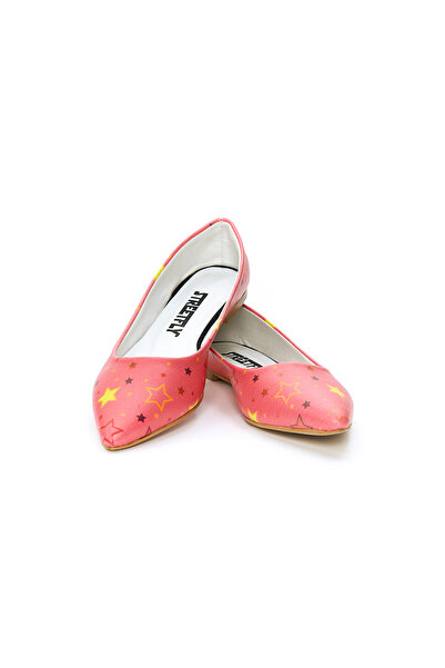 Streetfly Жіночі балетки з принтом у вигляді кольорових зірок