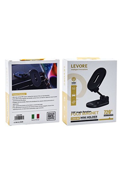 Levore Magnetic Phone Mount Mini 720 Degree - Black