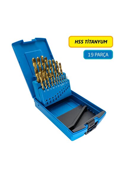 Master 530831 Titanyum HSS Matkap Ucu Seti 1-10mm (19 Parça)