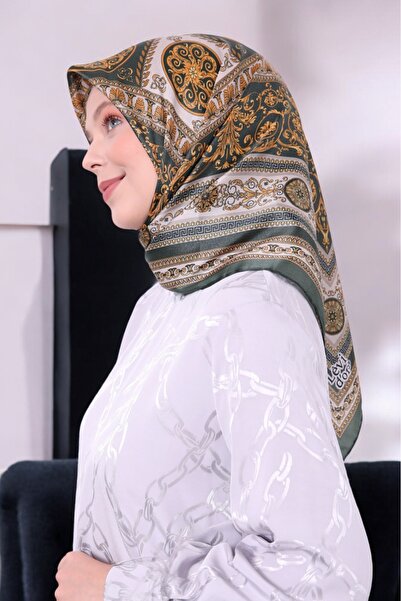 Levidor Etnik Desen Işıltılı Kristal Eşarp