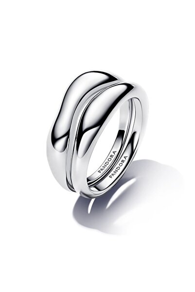 Pandora Doğal Şekilli Birlikte Kullanılabilir Yüzükler
