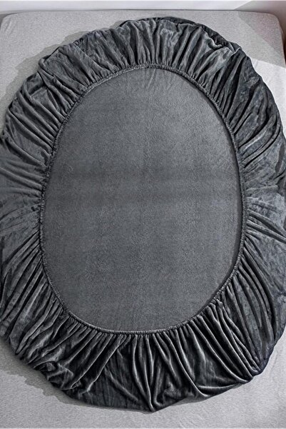 Mulberry Velvet Fabric Fitted Elastic Sheet Set 160X200+30 cm