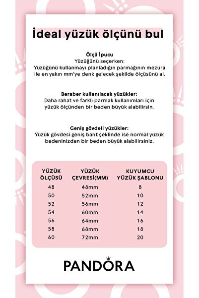 Pandora Asil Kalp Yüzük