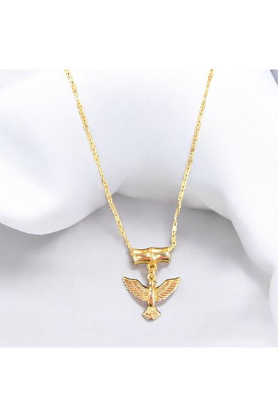 Store Emerald Phoenix Necklace Stainless No Darkening Steel