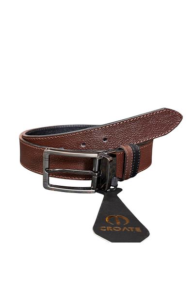CROATE Double Sided Genuine Leather 3.5cm Classic Men's Belt