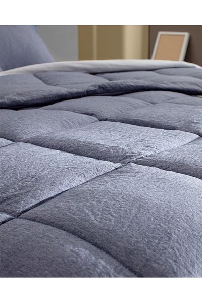 Madame Coco مجموعة Meleni King Size Comforter - نيلي