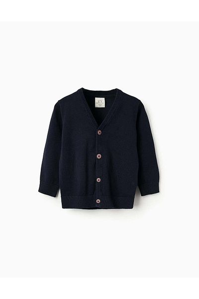 Ziddy CARDIGAN FOR BABY BOYS 'B&S' DARK BLUE