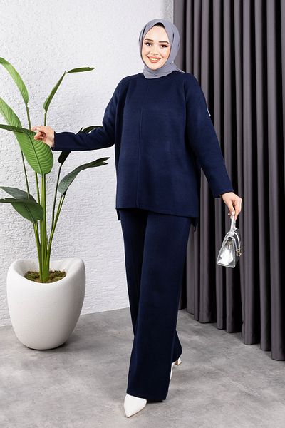 Tesettür Diyarı Women's Winter 36-44 Size Matching Knitwear Set