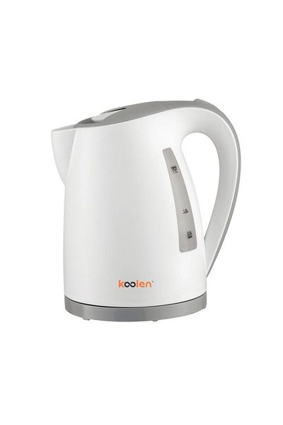Koolen Electric Kettle - 1.7 Liter - 2200 Watt - White
