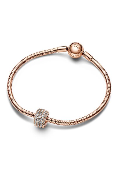 Pandora Işıltılı Pavé Üç Sıralı Charm