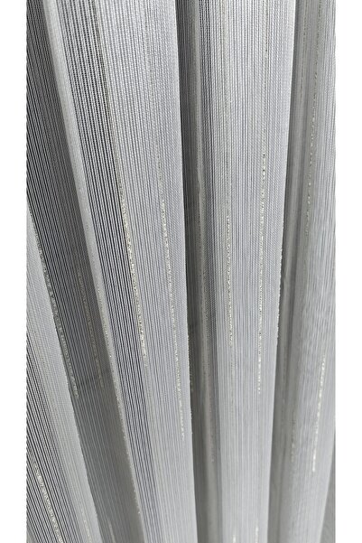 Yuka Κουρτίνα από τούλι Dobby - Χρυσό Glitter, Ρίγα, 1/3 Συχνό Πιέτα, Φούστα με Μόλυβδο