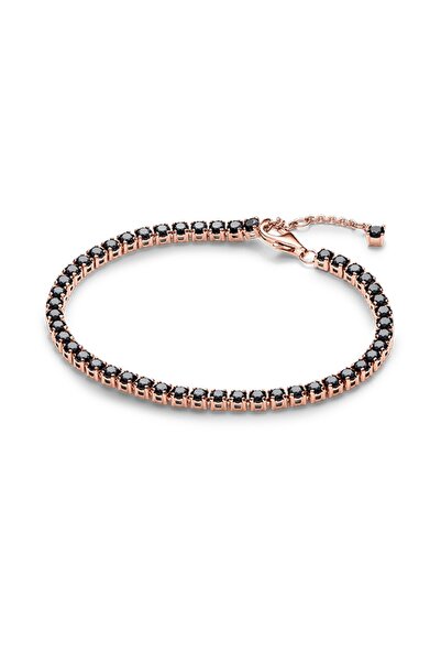 Pandora Siyah Işıltılı Tenis Bilekliği