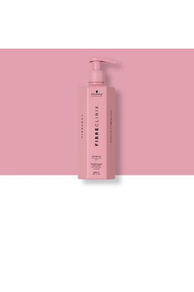 Schwarzkopf Fiber Clinix Vibrancy Shine Enhancing Shampoo 300ml - 100% Original