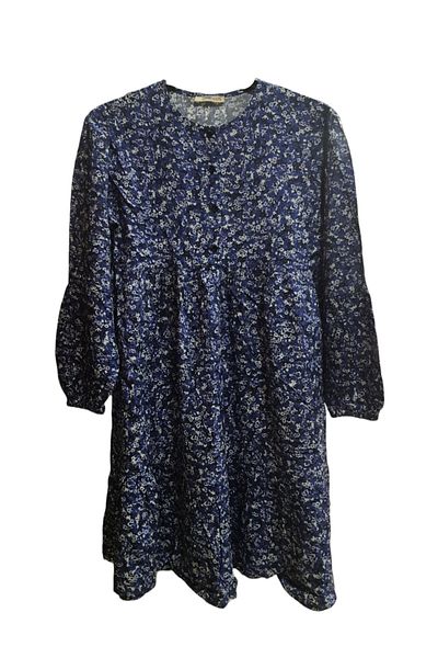 DEMOİSELLE Rochie pentru fete cu mânecă lungă cu imprimeu floral