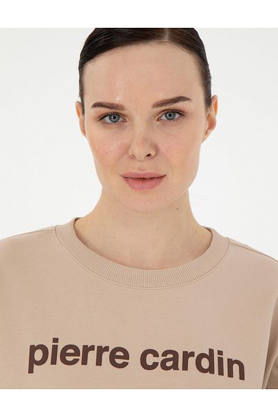 Pierre Cardin Beige Oversize Sweatshirt 50308055 -Vr011